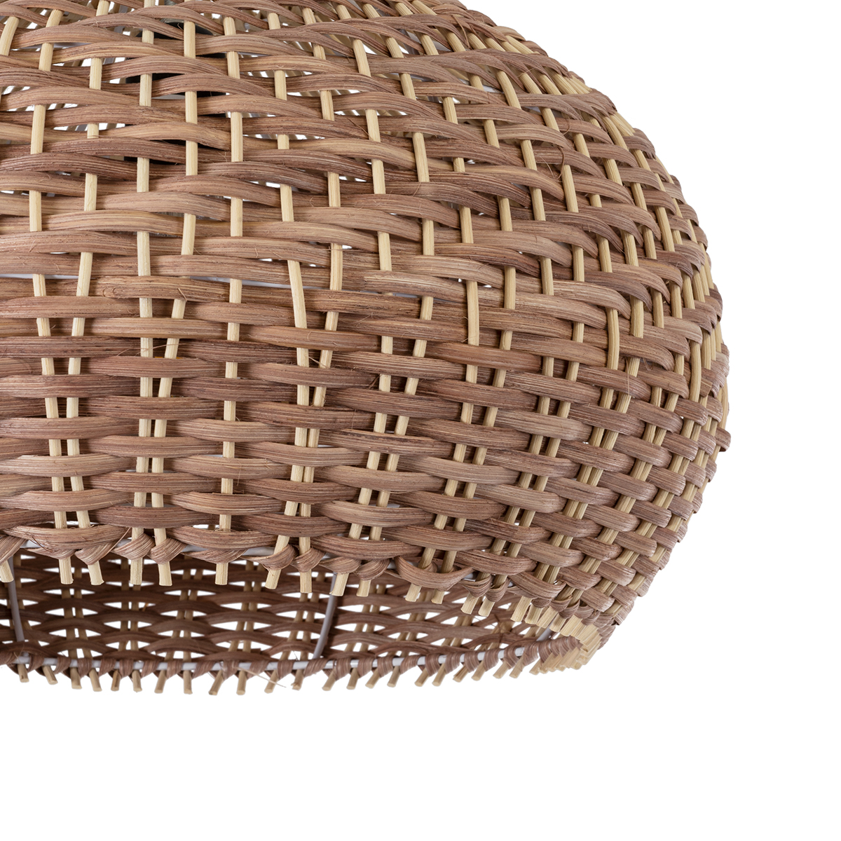 LEDTM® PANAMA 01952 Boho Κρεμαστό Φωτιστικό Οροφής με Ντουί 1 x E27 AC 220-240V IP20 - Μπεζ & Καφέ - Μ40 x Π40 x Υ34cm - Image 9