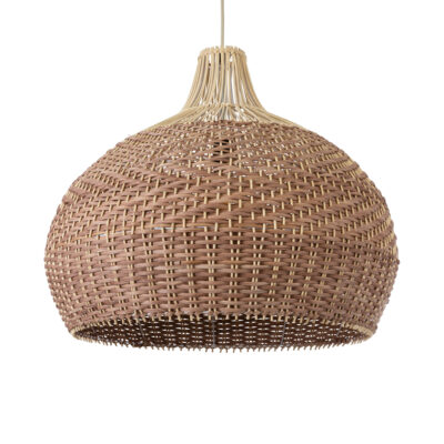 Alternative view of LEDTM® PANAMA 01953 Boho Κρεμαστό Φωτιστικό Οροφής με Ντουί 1 x E27 AC 220-240V IP20 - Μπεζ & Καφέ - Μ60 x Π60 x Υ60cm