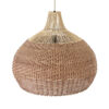LEDTM® PANAMA 01953 Boho Κρεμαστό Φωτιστικό Οροφής με Ντουί 1 x E27 AC 220-240V IP20 - Μπεζ & Καφέ - Μ60 x Π60 x Υ60cm - Image 7
