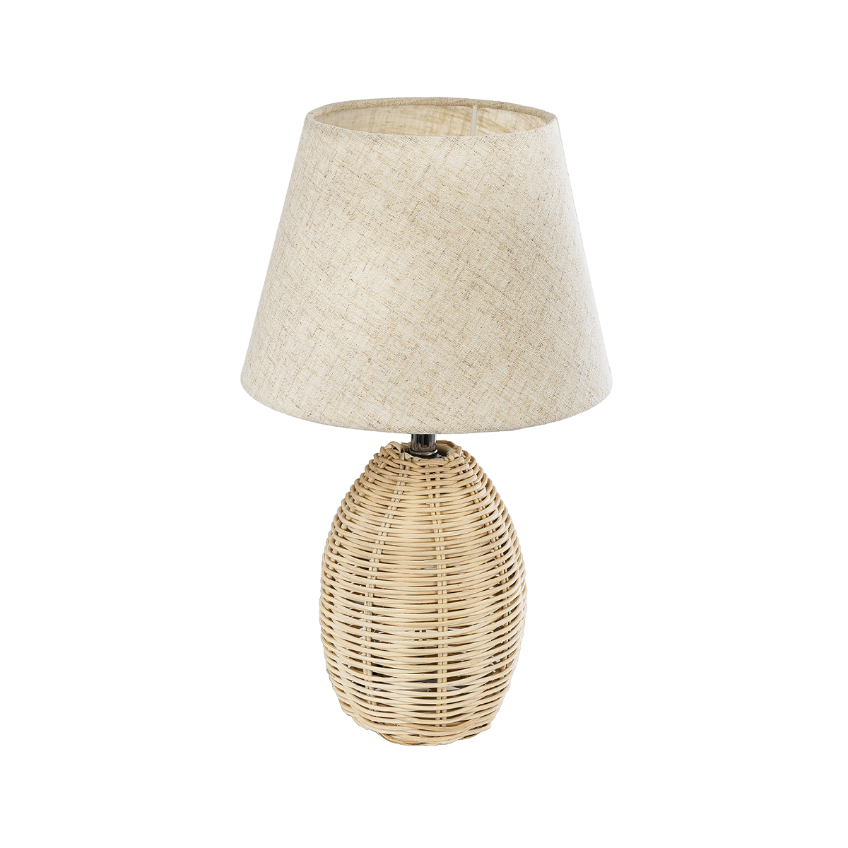 LEDTM® HASUMI 01956 Boho Επιτραπέζιο Φωτιστικό Πορτατίφ με Ντουί 1 x E27 AC 220-240V IP20 - Μπεζ - Μ23 x Π23 x Υ40cm - Image 2