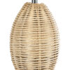 LEDTM® HASUMI 01956 Boho Επιτραπέζιο Φωτιστικό Πορτατίφ με Ντουί 1 x E27 AC 220-240V IP20 - Μπεζ - Μ23 x Π23 x Υ40cm - Image 6