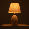 LEDTM® HASUMI 01956 Boho Επιτραπέζιο Φωτιστικό Πορτατίφ με Ντουί 1 x E27 AC 220-240V IP20 - Μπεζ - Μ23 x Π23 x Υ40cm - Image 8