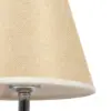 LEDTM® HASUMI 01957 Boho Επιτραπέζιο Φωτιστικό Πορτατίφ με Ντουί 1 x E27 AC 220-240V IP20 - Μπεζ & Λευκό - Μ19 x Π19 x Υ30cm - Image 5