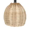 LEDTM® HASUMI 01957 Boho Επιτραπέζιο Φωτιστικό Πορτατίφ με Ντουί 1 x E27 AC 220-240V IP20 - Μπεζ & Λευκό - Μ19 x Π19 x Υ30cm - Image 6
