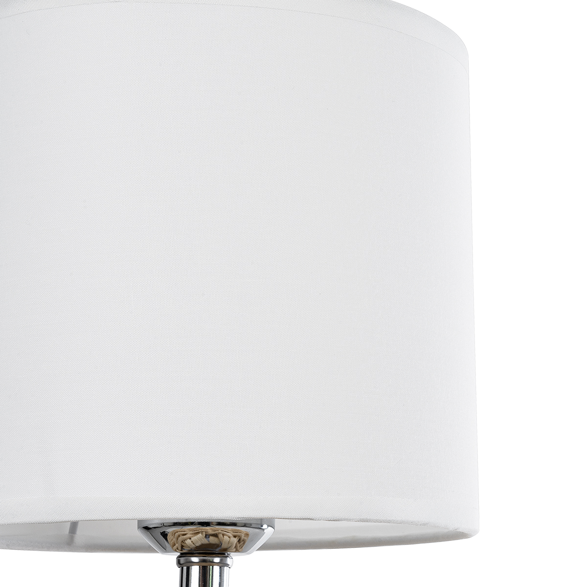 LEDTM® HASUMI 01958 Boho Επιτραπέζιο Φωτιστικό Πορτατίφ με Ντουί 1 x E27 AC 220-240V IP20 - Μπεζ & Λευκό - Μ18 x Π18 x Υ36cm - Image 5