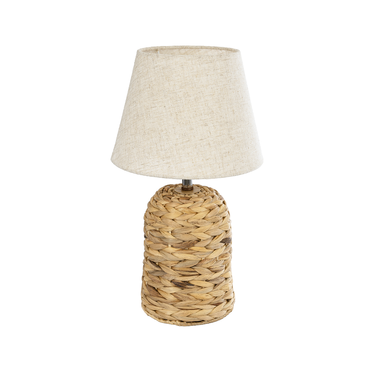 LEDTM® HOLOKAI 01960 Boho Επιτραπέζιο Φωτιστικό Πορτατίφ με Ντουί 1 x E27 AC 220-240V IP20 - Μπεζ & Λευκό - Μ23 x Π23 x Υ40cm - Image 2