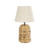 LEDTM® HOLOKAI 01960 Boho Επιτραπέζιο Φωτιστικό Πορτατίφ με Ντουί 1 x E27 AC 220-240V IP20 - Μπεζ & Λευκό - Μ23 x Π23 x Υ40cm - Image 3