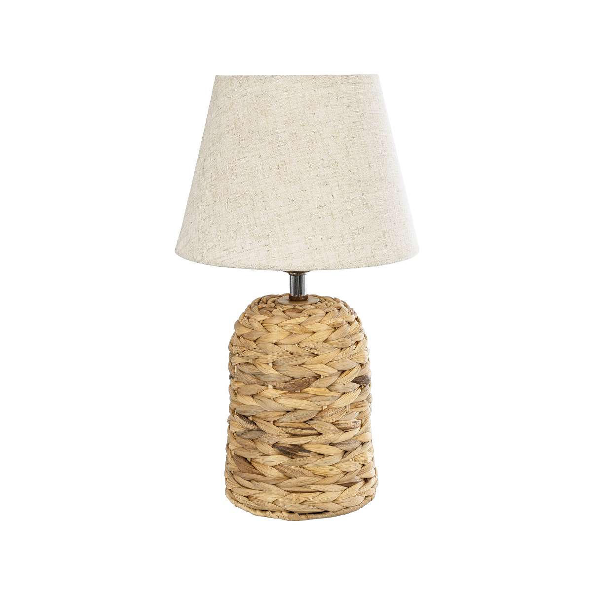 LEDTM® HOLOKAI 01960 Boho Επιτραπέζιο Φωτιστικό Πορτατίφ με Ντουί 1 x E27 AC 220-240V IP20 - Μπεζ & Λευκό - Μ23 x Π23 x Υ40cm - Image 3