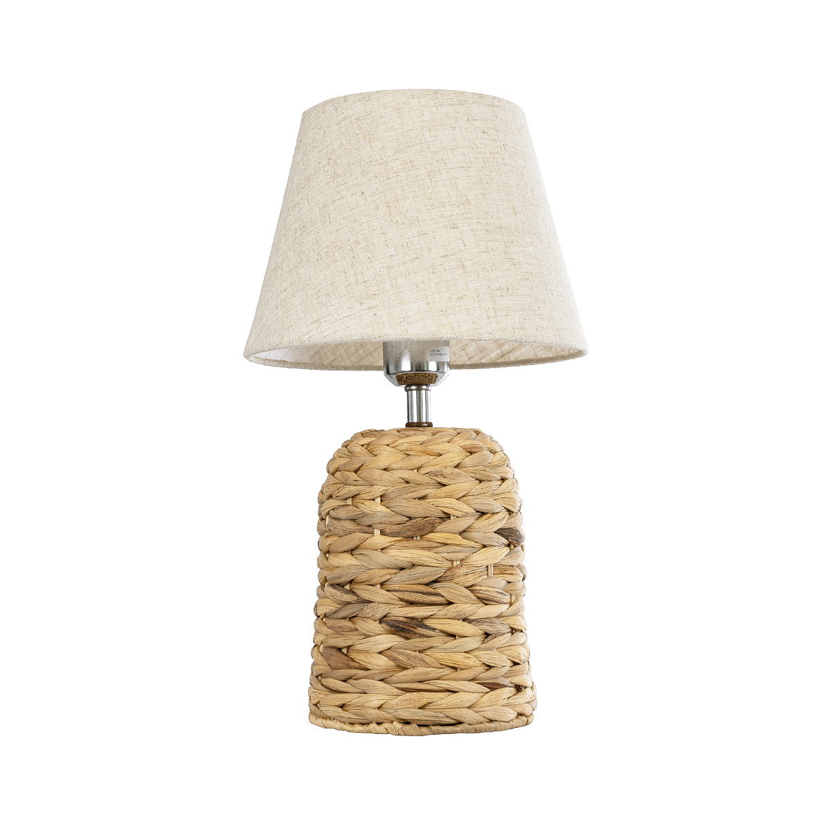 LEDTM® HOLOKAI 01960 Boho Επιτραπέζιο Φωτιστικό Πορτατίφ με Ντουί 1 x E27 AC 220-240V IP20 - Μπεζ & Λευκό - Μ23 x Π23 x Υ40cm - Image 4