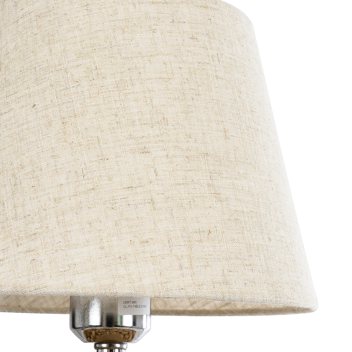 LEDTM® HOLOKAI 01960 Boho Επιτραπέζιο Φωτιστικό Πορτατίφ με Ντουί 1 x E27 AC 220-240V IP20 - Μπεζ & Λευκό - Μ23 x Π23 x Υ40cm - Image 5