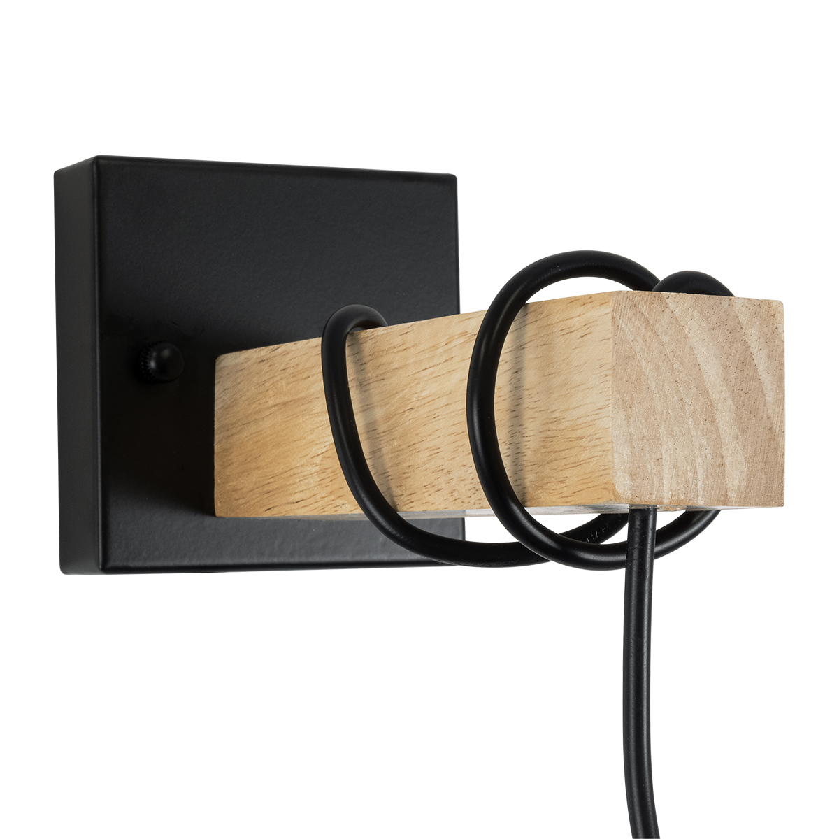 LEDTM® BELLARIVA 01962 Boho Φωτιστικό Τοίχου - Απλίκα με Ντουί 1 x E27 AC 220-240V IP20 - Μπεζ & Μαύρο - Μ10 x Π26 x Υ40cm - Image 6