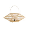 LEDTM® SORENIA 02005 Boho Επιτραπέζιο Φωτιστικό Πορτατίφ με Ντουί 1 x E27 AC 220-240V IP20 - Μπεζ - Μ50 x Π50 x Υ18cm - Image 3