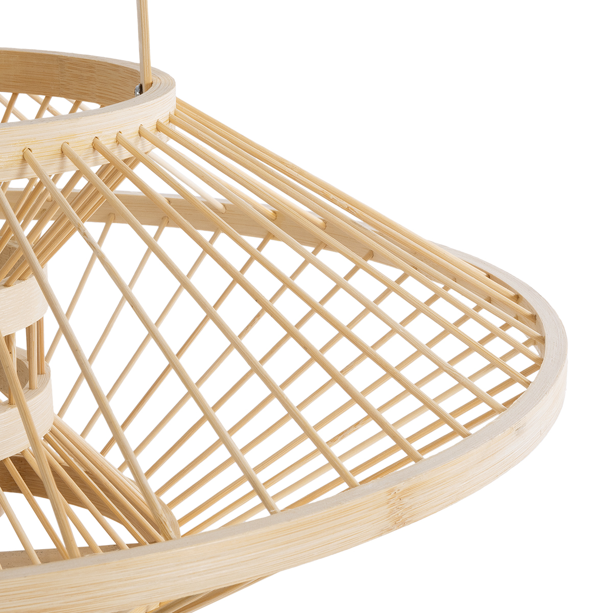 LEDTM® SORENIA 02005 Boho Επιτραπέζιο Φωτιστικό Πορτατίφ με Ντουί 1 x E27 AC 220-240V IP20 - Μπεζ - Μ50 x Π50 x Υ18cm - Image 6