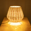 LEDTM® BOLSON 02010 Boho Επιδαπέδιο Φωτιστικό με Ντουί 1 x E27 AC 220-240V IP20 - Μπεζ & Λευκό - Μ30 x Π30 x Υ30cm - Image 3