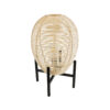 LEDTM® NERINA 02014 Boho Επιτραπέζιο Φωτιστικό Πορτατίφ με Ντουί 1 x E27 AC 220-240V IP20 - Μπεζ & Μαύρο - Μ30 x Π30 x Υ50cm - Image 2