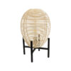 LEDTM® NERINA 02014 Boho Επιτραπέζιο Φωτιστικό Πορτατίφ με Ντουί 1 x E27 AC 220-240V IP20 - Μπεζ & Μαύρο - Μ30 x Π30 x Υ50cm - Image 3