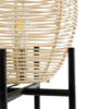 LEDTM® NERINA 02014 Boho Επιτραπέζιο Φωτιστικό Πορτατίφ με Ντουί 1 x E27 AC 220-240V IP20 - Μπεζ & Μαύρο - Μ30 x Π30 x Υ50cm - Image 5