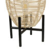 LEDTM® NERINA 02014 Boho Επιτραπέζιο Φωτιστικό Πορτατίφ με Ντουί 1 x E27 AC 220-240V IP20 - Μπεζ & Μαύρο - Μ30 x Π30 x Υ50cm - Image 6