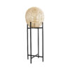 LEDTM® NERINA 02015 Boho Επιδαπέδιο Φωτιστικό με Ντουί 1 x E27 AC 220-240V IP20 - Μαύρο & Μπεζ - Μ40 x Π40 x Υ115cm - Image 2