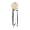 LEDTM® NERINA 02016 Boho Επιδαπέδιο Φωτιστικό με Ντουί 1 x E27 AC 220-240V IP20 - Μαύρο & Μπεζ - Μ40 x Π40 x Υ160cm - Image 4