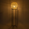 LEDTM® NERINA 02016 Boho Επιδαπέδιο Φωτιστικό με Ντουί 1 x E27 AC 220-240V IP20 - Μαύρο & Μπεζ - Μ40 x Π40 x Υ160cm - Image 9