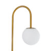 LEDTM® CORDELIA 02025 Μοντέρνο Επιδαπέδιο Φωτιστικό με Ντουί 1 x E27 AC 220-240V IP20 - Χρυσό & Λευκό - Μ30 x Π38 x Υ180cm - Image 5