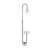 LEDTM® CORDELIA 02026 Μοντέρνο Επιδαπέδιο Φωτιστικό με Ντουί 1 x E27 AC 220-240V IP20 - Μαύρο & Λευκό - Μ30 x Π38 x Υ180cm - Image 4