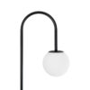 LEDTM® CORDELIA 02026 Μοντέρνο Επιδαπέδιο Φωτιστικό με Ντουί 1 x E27 AC 220-240V IP20 - Μαύρο & Λευκό - Μ30 x Π38 x Υ180cm - Image 5