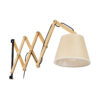 LEDTM® TALISHA 02028 Μοντέρνο Φωτιστικό Τοίχου - Απλίκα με Ντουί 1 x E27 AC 220-240V IP20 - Μπεζ - Μ100 x Π15 x Υ36cm - Image 2