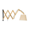 LEDTM® TALISHA 02028 Μοντέρνο Φωτιστικό Τοίχου - Απλίκα με Ντουί 1 x E27 AC 220-240V IP20 - Μπεζ - Μ100 x Π15 x Υ36cm - Image 4