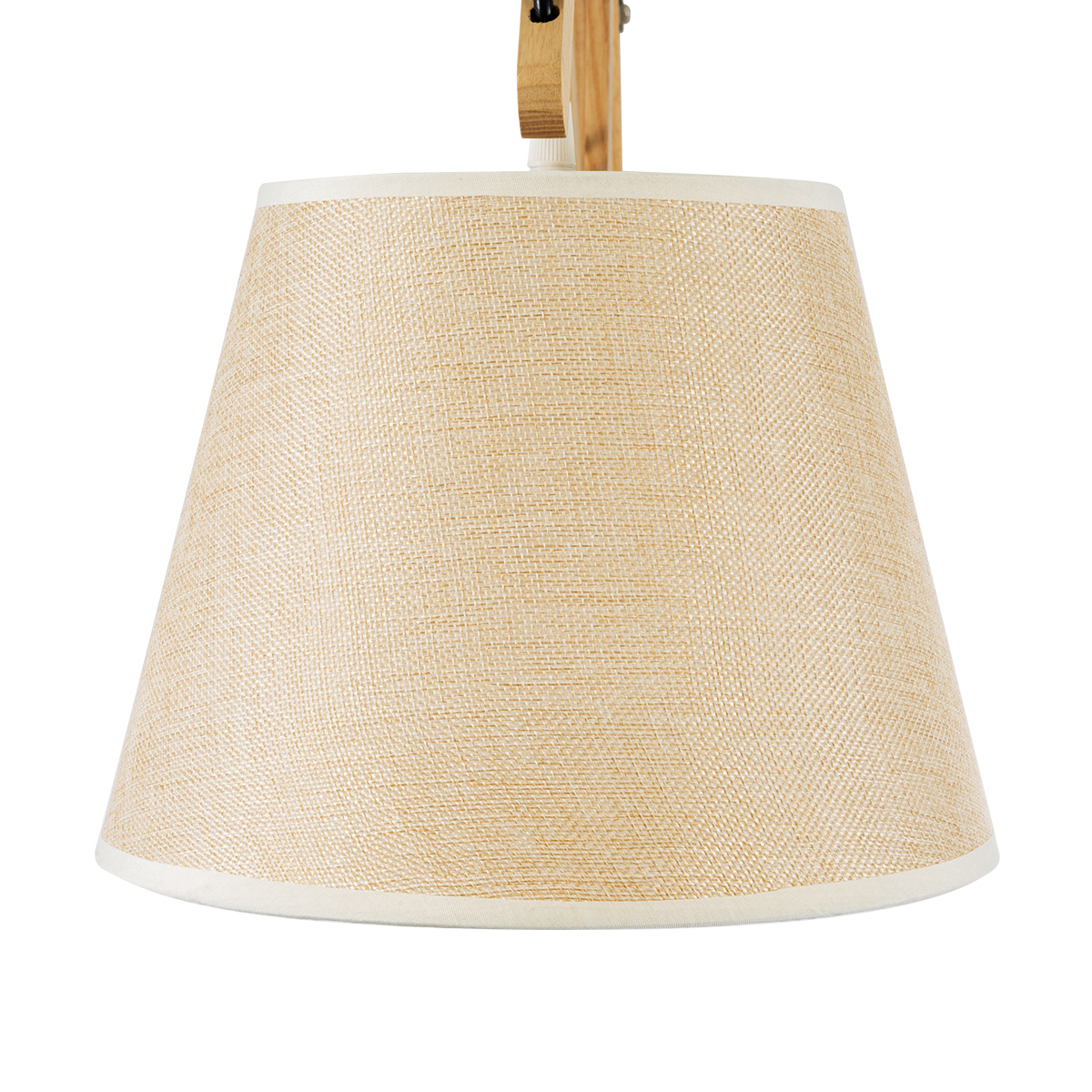LEDTM® TALISHA 02028 Μοντέρνο Φωτιστικό Τοίχου - Απλίκα με Ντουί 1 x E27 AC 220-240V IP20 - Μπεζ - Μ100 x Π15 x Υ36cm - Image 6