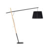 LEDTM® KELSIE 02029 Μοντέρνο Επιδαπέδιο Φωτιστικό με Ντουί 1 x E27 AC 220-240V IP20 - Μαύρο & Μπεζ - Μ40 x Π125 x Υ140cm - Image 4