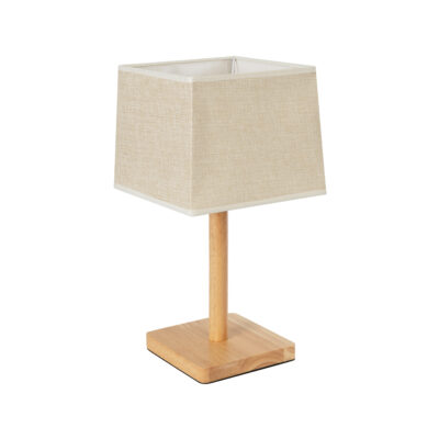 Alternative view of LEDTM® KOLIPE 02038 Boho Επιτραπέζιο Φωτιστικό Πορτατίφ με Ντουί 1 x E27 AC 220-240V IP20 - Μπεζ - Μ18 x Π18 x Υ25cm
