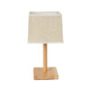 LEDTM® KOLIPE 02038 Boho Επιτραπέζιο Φωτιστικό Πορτατίφ με Ντουί 1 x E27 AC 220-240V IP20 - Μπεζ - Μ18 x Π18 x Υ25cm - Image 4