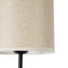 LEDTM® MANU 02043 Μοντέρνο Φωτιστικό Τοίχου - Απλίκα με Ντουί 1 x E27 AC 220-240V IP20 - Μαύρο & Μπεζ - Μ18 x Π20 x Υ37cm - Image 6