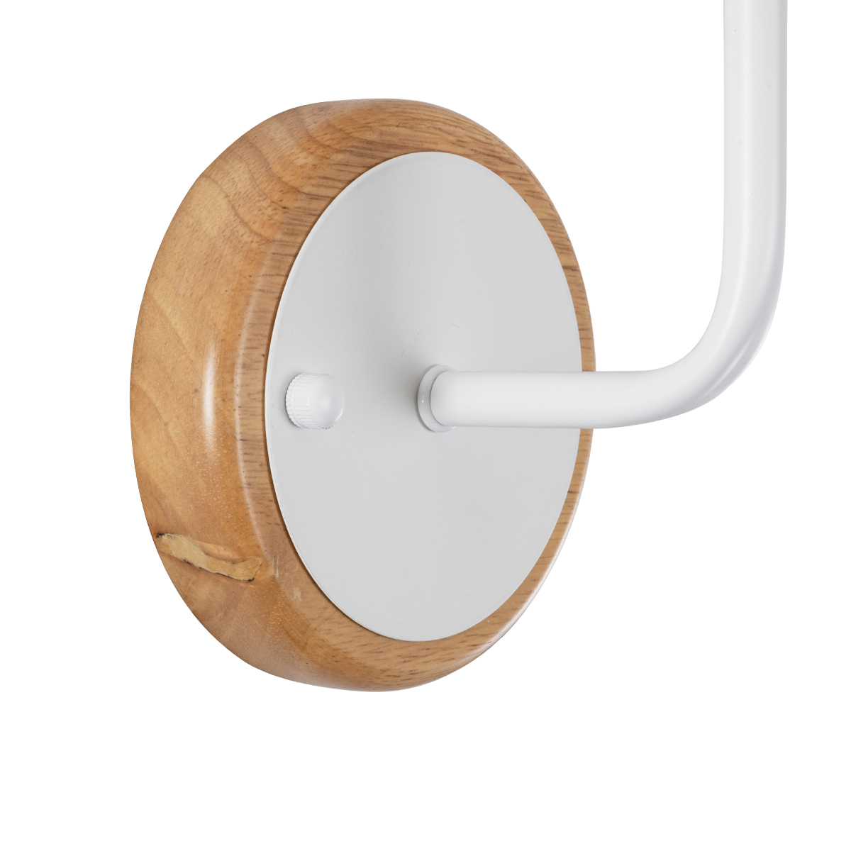 LEDTM® MANU 02044 Μοντέρνο Φωτιστικό Τοίχου - Απλίκα με Ντουί 1 x E27 AC 220-240V IP20 - Λευκό & Μπεζ - Μ18 x Π20 x Υ37cm - Image 7