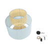 LEDTM® SAIGE 02045 Boho Κρεμαστό Φωτιστικό Οροφής με Ντουί 1 x E27 AC 220-240V IP20 - Γαλάζιο & Μπεζ - Μ50 x Π50 x Υ60cm - Image 10