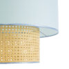 LEDTM® SAIGE 02045 Boho Κρεμαστό Φωτιστικό Οροφής με Ντουί 1 x E27 AC 220-240V IP20 - Γαλάζιο & Μπεζ - Μ50 x Π50 x Υ60cm - Image 8