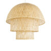 LEDTM® HIROKA 02046 Boho Κρεμαστό Φωτιστικό Οροφής με Ντουί 1 x E27 AC 220-240V IP20 - Μπεζ - Μ100 x Π100 x Υ110cm - Image 2
