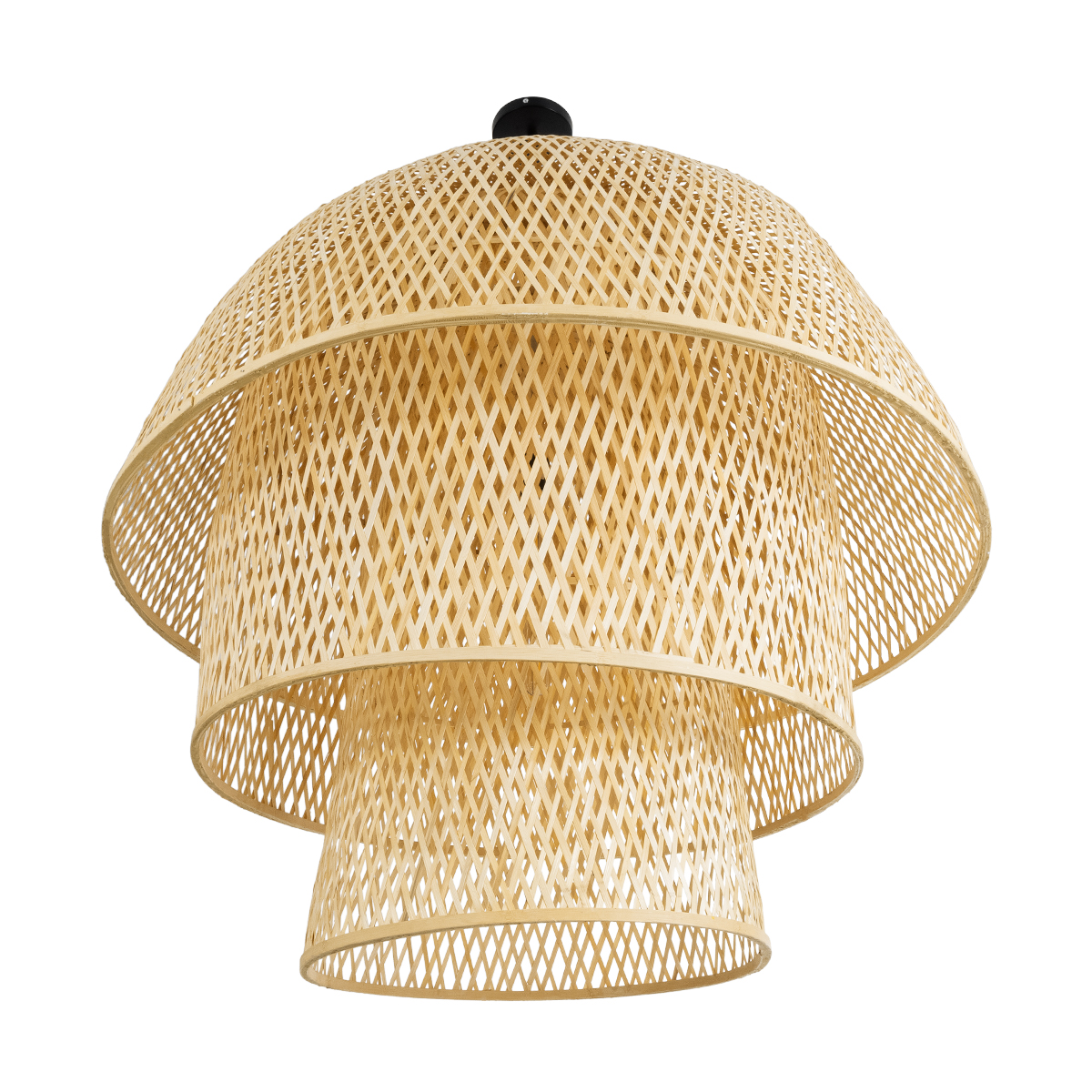 LEDTM® HIROKA 02046 Boho Κρεμαστό Φωτιστικό Οροφής με Ντουί 1 x E27 AC 220-240V IP20 - Μπεζ - Μ100 x Π100 x Υ110cm - Image 6