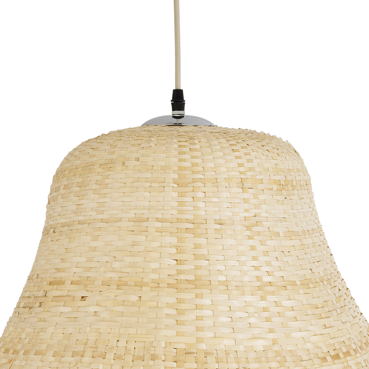 LEDTM® JUNIPER 02047 Boho Κρεμαστό Φωτιστικό Οροφής με Ντουί 1 x E27 AC 220-240V IP20 - Μπεζ - Μ100 x Π100 x Υ90cm - Image 9