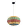 LEDTM® CABALLEROS 02055 Boho Κρεμαστό Φωτιστικό Οροφής με Ντουί 1 x E27 AC 220-240V IP20 - Πολύχρωμο - Μ40 x Π40 x Υ25cm - Image 4