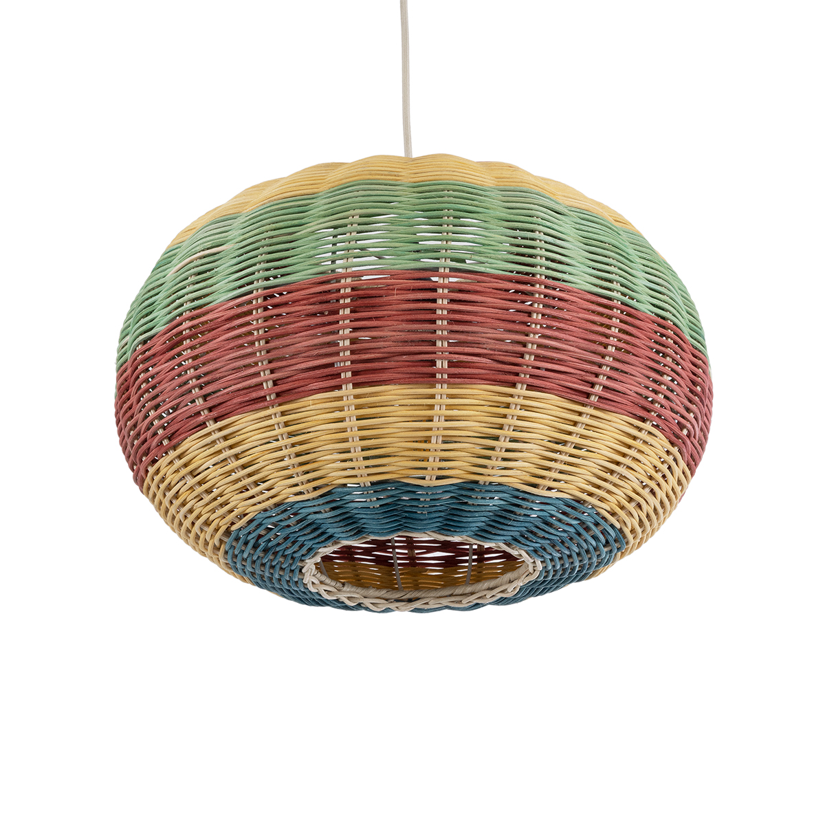 LEDTM® CABALLEROS 02055 Boho Κρεμαστό Φωτιστικό Οροφής με Ντουί 1 x E27 AC 220-240V IP20 - Πολύχρωμο - Μ40 x Π40 x Υ25cm - Image 6