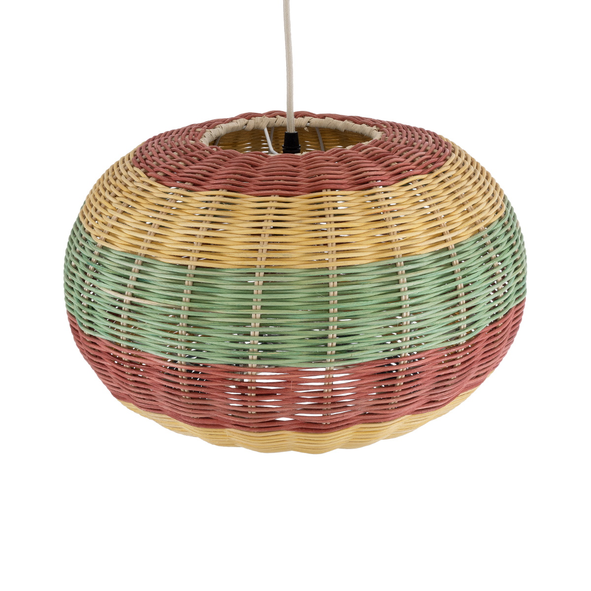 LEDTM® CABALLEROS 02055 Boho Κρεμαστό Φωτιστικό Οροφής με Ντουί 1 x E27 AC 220-240V IP20 - Πολύχρωμο - Μ40 x Π40 x Υ25cm - Image 7