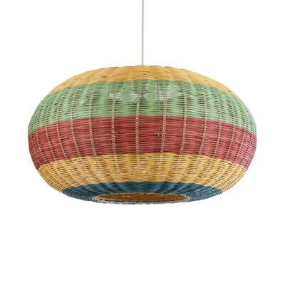 Alternative view of LEDTM® CABALLEROS 02056 Boho Κρεμαστό Φωτιστικό Οροφής με Ντουί 1 x E27 AC 220-240V IP20 - Πολύχρωμο - Μ70 x Π70 x Υ36cm