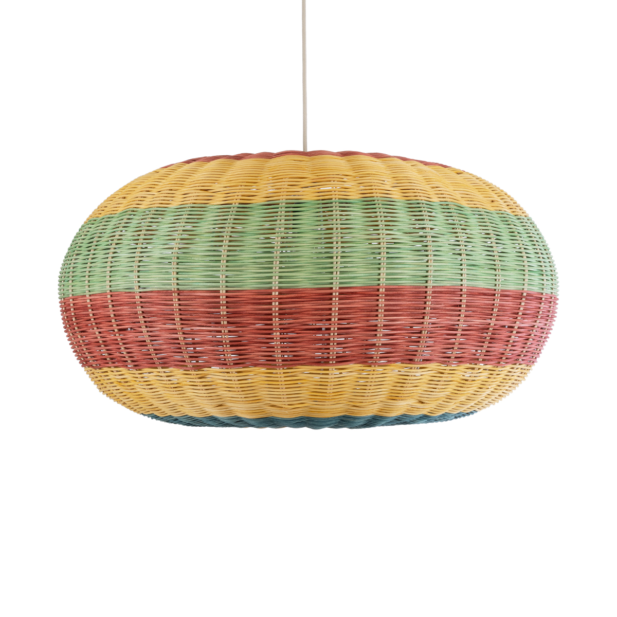 LEDTM® CABALLEROS 02056 Boho Κρεμαστό Φωτιστικό Οροφής με Ντουί 1 x E27 AC 220-240V IP20 - Πολύχρωμο - Μ70 x Π70 x Υ36cm - Image 5