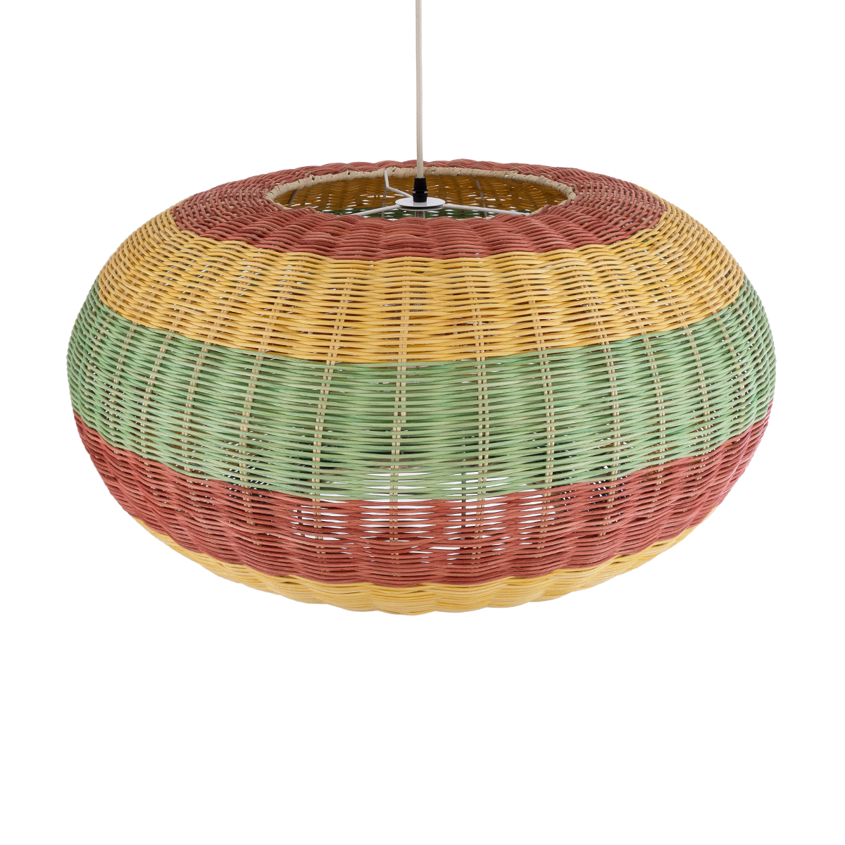 LEDTM® CABALLEROS 02056 Boho Κρεμαστό Φωτιστικό Οροφής με Ντουί 1 x E27 AC 220-240V IP20 - Πολύχρωμο - Μ70 x Π70 x Υ36cm - Image 7