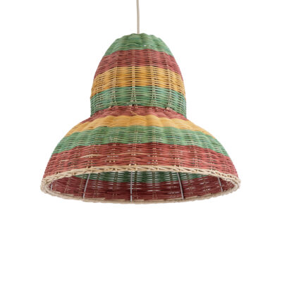 Alternative view of LEDTM® CABALLEROS 02057 Boho Κρεμαστό Φωτιστικό Οροφής με Ντουί 1 x E27 AC 220-240V IP20 - Πολύχρωμο - Μ40 x Π40 x Υ30cm