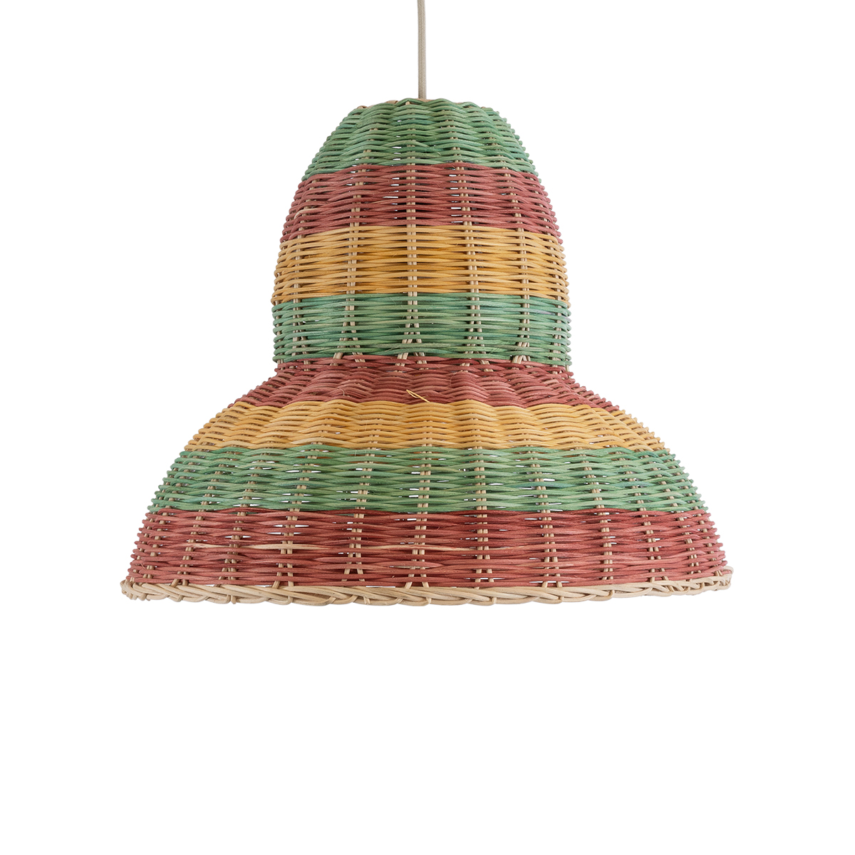 LEDTM® CABALLEROS 02057 Boho Κρεμαστό Φωτιστικό Οροφής με Ντουί 1 x E27 AC 220-240V IP20 - Πολύχρωμο - Μ40 x Π40 x Υ30cm - Image 5