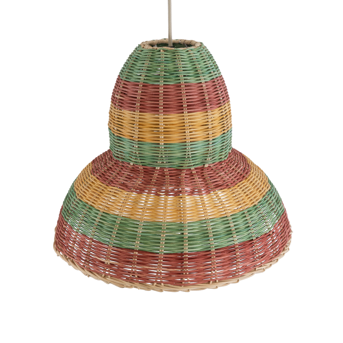 LEDTM® CABALLEROS 02057 Boho Κρεμαστό Φωτιστικό Οροφής με Ντουί 1 x E27 AC 220-240V IP20 - Πολύχρωμο - Μ40 x Π40 x Υ30cm - Image 7